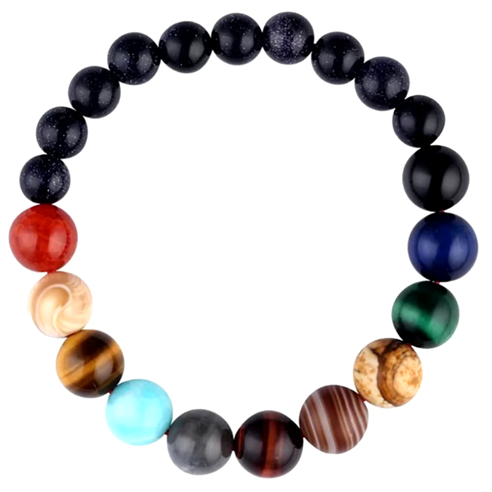 Eight Planets Bead Bracelet